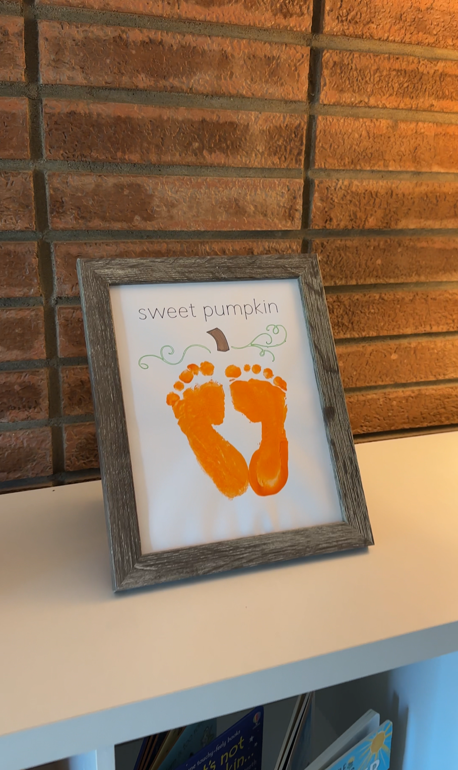 🎃 Fall Baby’s Footprint Craft