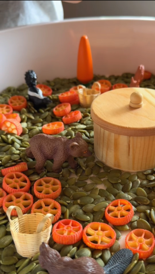 Easy Woodland Sensory Play for Toddlers